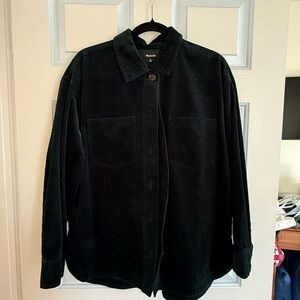 Madewell Dark Green Corduroy Shirt